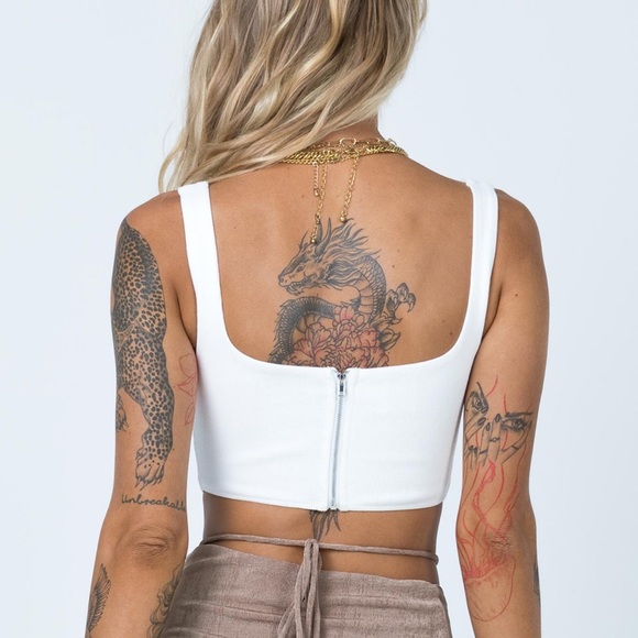 Kaeshia Rib Bustier Top - Picture 3 of 3